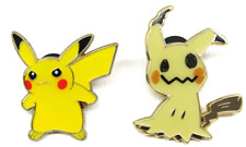 Pokemon Pin Set Pikachu and Mimikyu Collectible Merchandise 2016 picture