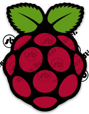 Glossy Raspberry Pi Sticker Logo 3 inch Vinyl Computer IOT Coding Python laptop  picture