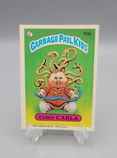 1986 Topps # 103B Curly Carla Garbage Pail Kids Trading Card Sticker Vintage picture