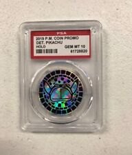 PSA 10 Pokemon TCG Detective Pikachu Coin from Case File Box picture