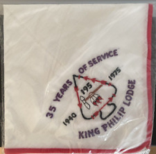 Boy Scout OA Lodge 195 Neckerchief 35 Years of Service in Package picture