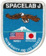 NASA PATCH vtg 3 x 3.5 inch SPACELAB J  - NASDA Japan Microgravity Life Sciences picture