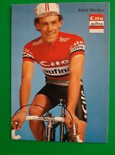 CYCLING cycling card ERICH MACHLER team CILO AUFINA 1983 picture