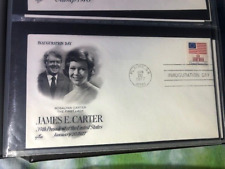JIMMY CARTER 1977 PRESIDENTIAL INAUGURATION DAY STAMP CACHE & ENVELOPE MINT  picture