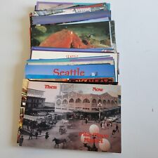 vintage postcard lot seattle washington arials aquarium pikes place 70 cards picture