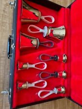 MalMark Bells 4 cases set of  37 Bronze Bell and a case of Choirchime  set of 24 picture
