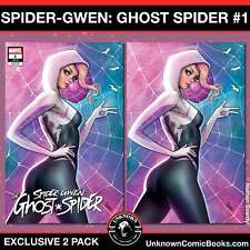 [2 PACK] SPIDER-GWEN: THE GHOST-SPIDER #1 UNKNOWN COMICS NATHAN SZERDY EXCLUSIVE picture