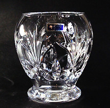 1 (One) WATERFORD Marquis CAPRICE Cut Crystal Footed Hurricane-Signed RETIRED picture