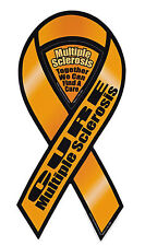 Magnetic Bumper Sticker - Multiple Sclerosis Awareness - Ribbon Support Magnet picture