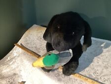 Plush Black labrador retriever With Duck By Cabelas picture