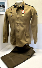 USSR Soviet Military Army CA Uniform Tank  Unit Jacket & Pants Vintage 70-80's picture