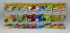 8 PACKS NATTY ORGANIC WRAPS VARIETY 32 PAPERS + FILTER TIPS FULL WIDTH picture