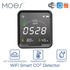 MOES Smart WiFi Carbon Dioxide Detector Air Quality Monitor Tester CO2 Alarm APP picture