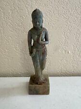 Hindu Indian Carved Soapstone Figure Buddha Goddess Statue picture