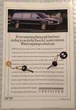 Vintage 1994 Chrysler Original Print Ad Full Page - It’s Not Surprising picture