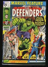 Marvel Feature #1 FN+ 6.5 1st Appearance and Origin Defenders Marvel 1971 picture
