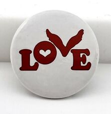 Coldplay Love Button Chris Martin 1.25” Pin PINK picture