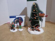 Dept. 56 SV 2004  Christmas In The Forest  & 1999 Finding The Bird Song picture