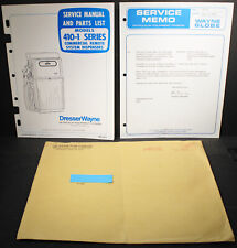 Wayne Service Manual and Parts List for Models 410-1 Series  Remote  Dispensers picture