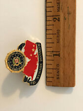 FBI Newark Division New Jersey State with Shield Pin 1 1/4