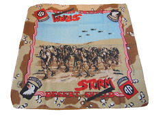 Desert Storm Handkerchief Airborne Military Bandana Vintage U.S. Army 1990's picture