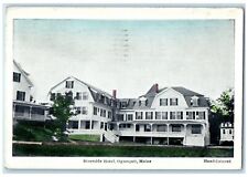 1938 Riverside Hotel Exterior Building Ogunquit Maine Vintage Antique Postcard picture