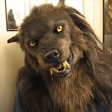 Halloween Novelty Wolf Mask Faux Werewolf Mask Wolfman Masks Latex Costume Prop  picture