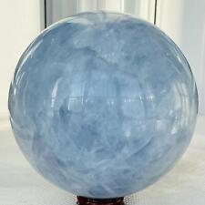 3120g Natural Blue Celestite Crystal Sphere Ball Healing Madagascar picture