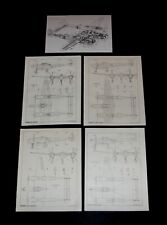 WW2 LOCKHEED LIGHTNING: 5 items - Cutaway diagram & Plans of 4 versions 1941-45 picture