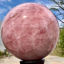 113.96LB Natural Crystal Pink Rose Chakra Quartz Sphere healing ball Specimen picture
