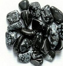 115g Tumbled Snowflake Obsidian Crystal Gemstones Bulk Rock Stones minerals picture