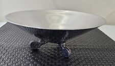 Fully Polished Aluminum Trinket Bowl Three Footed Great Condition  picture