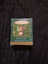 Hallmark Sweet Contribution Cooking for Christmas Miniature Ornament 2001 picture