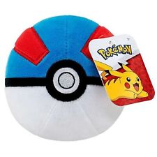 Jazwares Pokemon Great Ball 5 Inch Plush Figure NEW picture