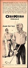 1960 men's OshKosh B'gosh  casual clothing pants shirts vintage fashion ad c5 picture