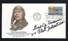 Fred Ascani autographed postal cover USAF General and Test Pilot picture