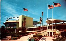 Vintage Postcard - Hollywood Park Entrance & Grandstand Inglewood CA picture