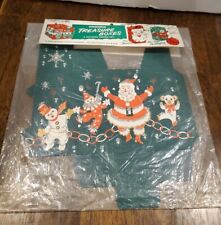 Vintage 1958 Hanging Christmas Treasure Gift Boxes Marcee Products  Glitter READ picture