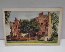 Vintage Unused Postcard 1907 Ruins Of Ambler House Jamestown Island Jamestown VA picture