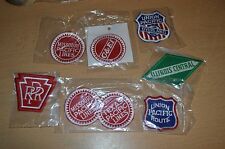Railroad Lot of 7 Assorted Uniform Patches NEW IN PLASTIC RR Union Pacific picture