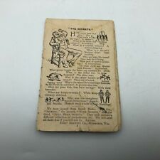 1890s Pabst Brewing Advertising Secrets Booklet Missing Cover Rough AS IS Vtg M8 picture