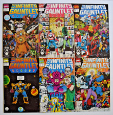 INFINITY GAUNTLET (1991) 6 ISSUE COMPLETE SET #1-6 MARVEL COMICS picture