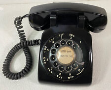 VTG 1966 Bell System Western Electric C/D 500 Black Rotary Dial Phone picture