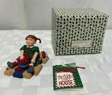 Dept 56 All Through The House Caroline Stringing Cranberries 93106A picture