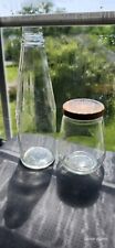 2 Vintage 1960s Kethcup Bottle And Rare Heinz Jar With Original Cap. Great Condi picture