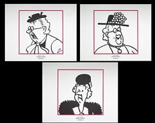 Hergé : Tintin The Old Lady, 3 Lithographs Ex Libris, 2011 picture
