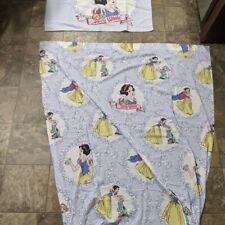 Vintage Dundee Disney Snow White semi fitted crib sheet and pillow case picture