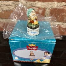 Disney PHB Collection ‘Sleepy’ Snow White Dwarf  Trinket Box Includes Gem NIB picture