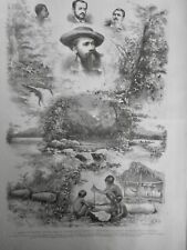 1882 Explorer South America Dr. Crevaux Paraguay Venezuela 2 Old Newspapers picture
