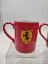 Vintage Ferrari UPS Race Team Coffee Mugs Set Of 2 picture
